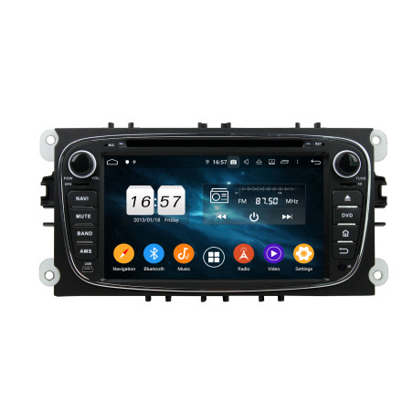 Autoradio Android 10 GPS Bluetooth WiFi DSP 7" – Compatible Ford Mondeo /  Tourneo Connect / Transit Connect / S-Max (2007–2010)