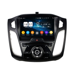 Autoradio Android 10 GPS Bluetooth WiFi DSP 9" – Compatible Ford Focus (2015–2018) avec CarPlay & Caméra de Recul AHD