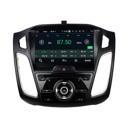 Autoradio Android 10 GPS Bluetooth WiFi DSP 9" – Compatible Ford Focus (2015–2018) avec CarPlay & Caméra de Recul AHD