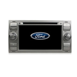 Autoradio Android 10 GPS Bluetooth WiFi DSP 7" Ford Focus/Mondeo/S-Max/C-Max (2005–2009) CarPlay + Caméra AHD