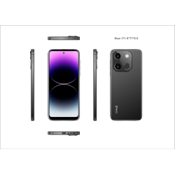 Smartphone Note 40 4G – Écran 6.8", Octa-Core Helio G95, Triple Caméra 13MP, 128Go ROM, 4000mAh