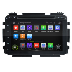 Autoradio Android 10 GPS Bluetooth WiFi DSP 8" Honda HRV/VEZEL 2015 – CarPlay, CaméraRecul
