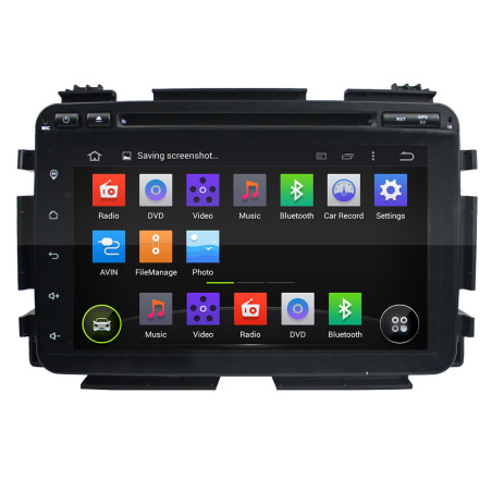 Autoradio Android 10 GPS Bluetooth WiFi DSP 8" Honda HRV/VEZEL 2015 – CarPlay, CaméraRecul