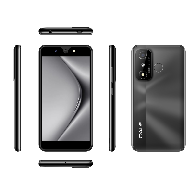 OALE A18 – Smartphone 5.5", capteur empreinte, 32Go, double caméra OALE A18 – Smartphone 5.5", capteur empreinte, 32Go, double caméra