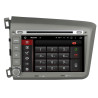 Autoradio Android 10 GPS Bluetooth WiFi DSP 8" CIVIC (2012-2015) LHD – CarPlay, CaméraRecul