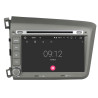Autoradio Android 10 GPS Bluetooth WiFi DSP 8" CIVIC (2012-2015) LHD – CarPlay, CaméraRecul