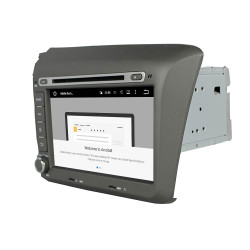 Autoradio Android 10 GPS Bluetooth WiFi DSP 8" CIVIC (2012-2015) LHD – CarPlay, CaméraRecul