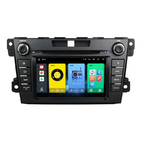 Autoradio Android 10 GPS Bluetooth WiFi DSP 7" Mazda CX-7 (2012–2013) – CarPlay, CaméraRecul