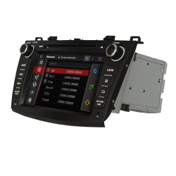 Autoradio Android 10 GPS Bluetooth WiFi DSP 8" Mazda 3 (2009–2012) – CarPlay, CaméraRecul