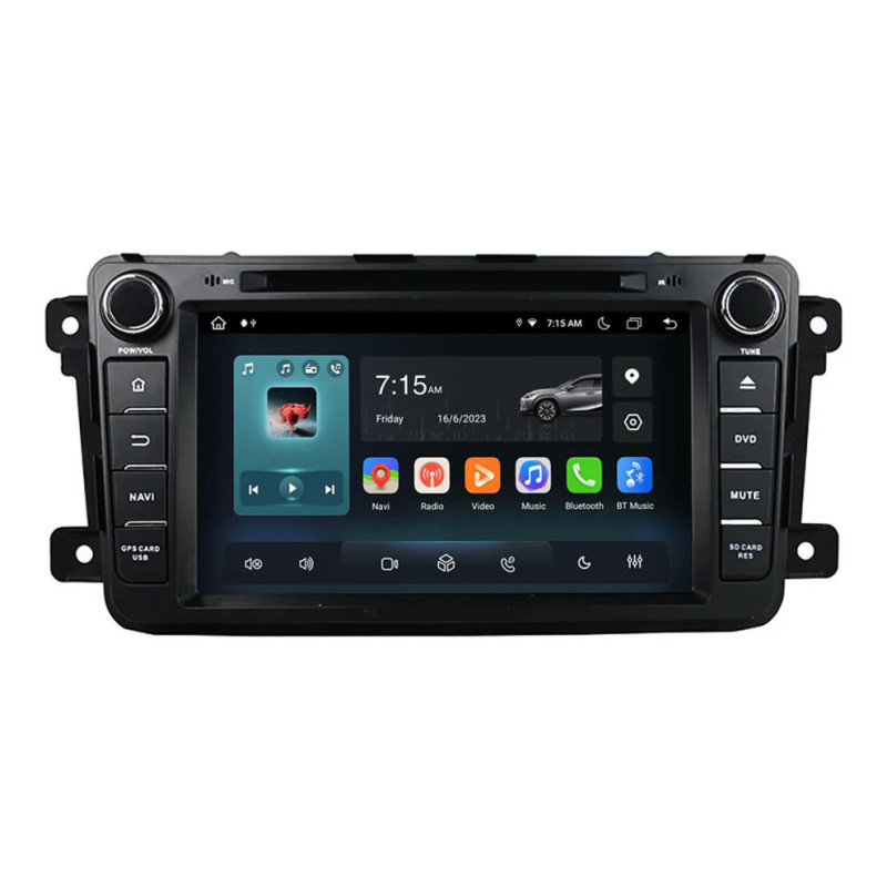 Autoradio Android 10 GPS Bluetooth WiFi DSP 8" Mazda CX-9 (2012–2013) – CarPlay, CaméraRecul Autoradio Android 10 GPS Bluetooth WiFi DSP 8" Mazda CX-9 (2012–2013) – CarPlay, CaméraRecul