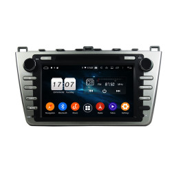 Autoradio Android 10 GPS Bluetooth WiFi DSP 8" Mazda 6 / Ruiyi / Ultra (2008–2012) – CarPlay, CaméraRecul