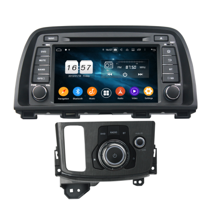 Autoradio Android 10 GPS Bluetooth WiFi DSP 8" Mazda CX-5 (2013–2014) – CarPlay, CaméraRecul