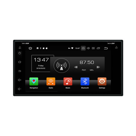 Autoradio Android 10 GPS 6.95" Nissan Micra (2010–2015)