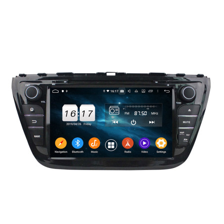Autoradio Android 10 GPS 8" Suzuki S-Cross / SX4 Crossover (2013-2016)