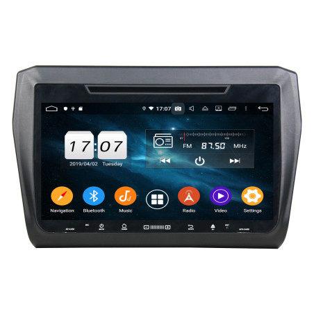 Autoradio Android 10 GPS 8" Suzuki Swift (2019-2020)