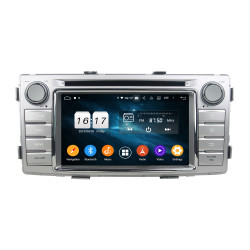 Autoradio Android 10 GPS Bluetooth WiFi DSP 6.2" Hilux (2012 2014) – CarPlay, Caméra Recul