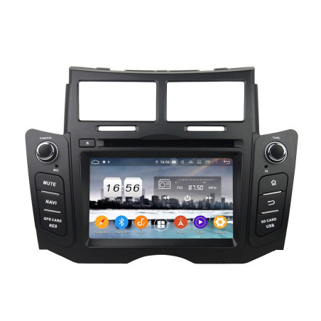Autoradio Android 10 GPS Bluetooth WiFi DSP 6.2" Yaris (2005–2011) – CarPlay, CaméraRecul