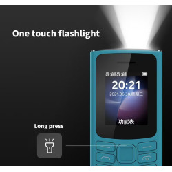 Téléphone Portable Classique 105-2021 – Double SIM, FM, 1.77’’ LCD pas cher