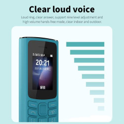 Téléphone Portable Classique 105-2021 – Double SIM, FM, 1.77’’ LCD pas cher