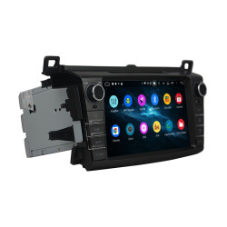 Autoradio Android 10 GPS Bluetooth WiFi DSP 8" RAV4 (2013 2018) – CarPlay, Caméra Recul