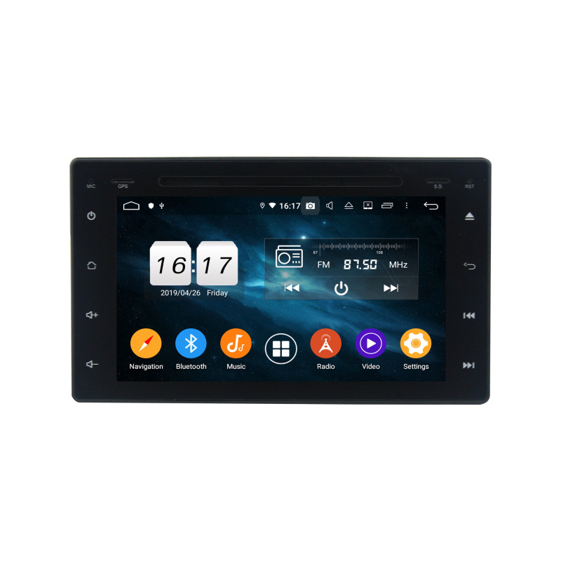 Autoradio Android 10 GPS Bluetooth WiFi DSP 8" Hilux (2016 2018) – CarPlay, Caméra Recul