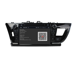 Autoradio Android 10 GPS Bluetooth WiFi DSP 9" Corolla (2013 2016) LHD 9" – CarPlay, Caméra Recul