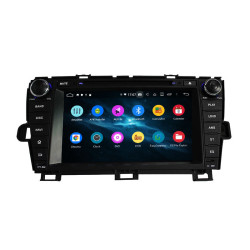 Autoradio Android 10 GPS Bluetooth WiFi DSP 8" Prius (2009 2013) LHD – CarPlay, Caméra Recul