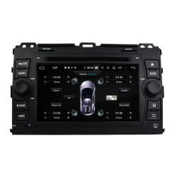 Autoradio Android 10 GPS Bluetooth WiFi DSP 7" Prado (2006 2010) – CarPlay, Caméra Recul