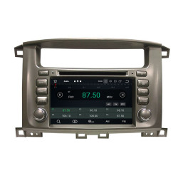 Autoradio Android 10 GPS Bluetooth WiFi DSP 7" Land Cruiser 100  (2003–2008) – CarPlay, Caméra Recul
