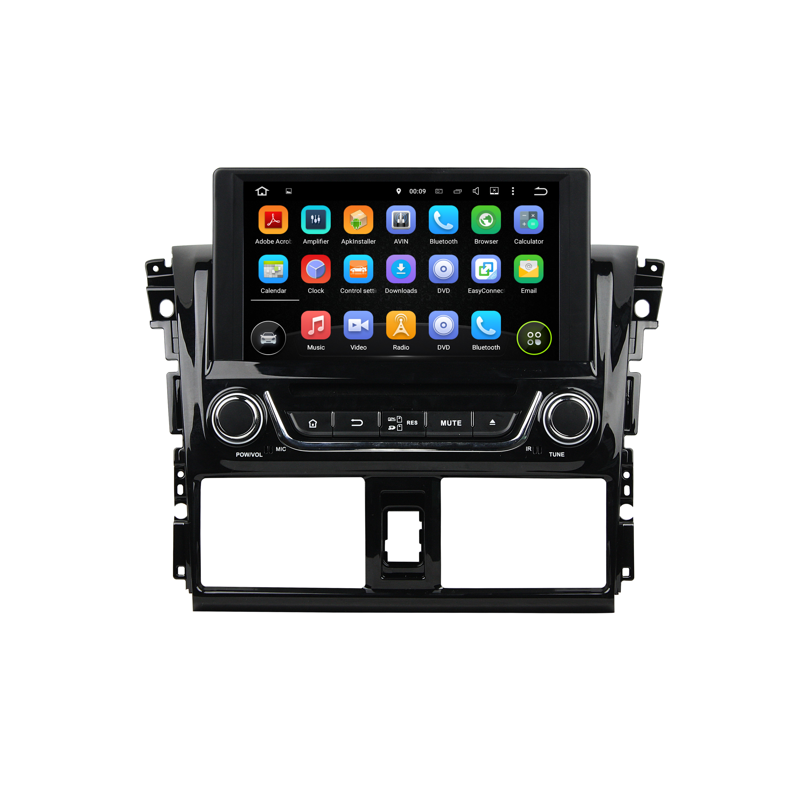 Autoradio Android 10 GPS Bluetooth WiFi DSP 8" Yaris (2014–2016) – CarPlay, Caméra Recul