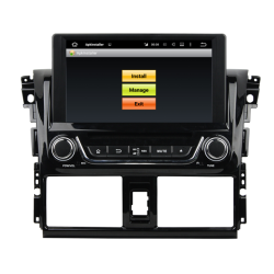 Autoradio Android 10 GPS Bluetooth WiFi DSP 8" Yaris (2014–2016) – CarPlay, Caméra Recul