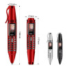 Téléphone Mini Stylo AK007 – Léger, Enregistreur, Écran LED