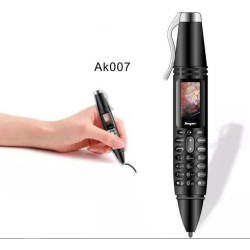 Téléphone Mini Stylo AK007 – Léger, Enregistreur, Écran LED