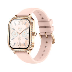 MontreConnectéeÉlégante Femme IP68 – Suivi Santé & Appels Bluetooth