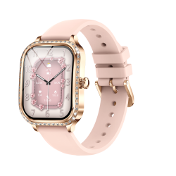 MontreConnectéeÉlégante Femme IP68 – Suivi Santé & Appels Bluetooth