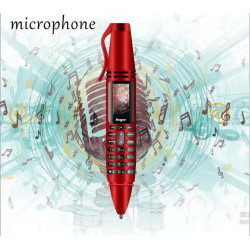 Téléphone Mini Stylo AK007 – Léger, Enregistreur, Écran LED