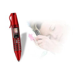 Téléphone Mini Stylo AK007 – Léger, Enregistreur, Écran LED