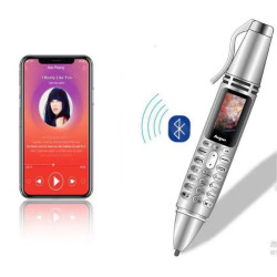 Téléphone Mini Stylo AK007 – Léger, Enregistreur, Écran LED