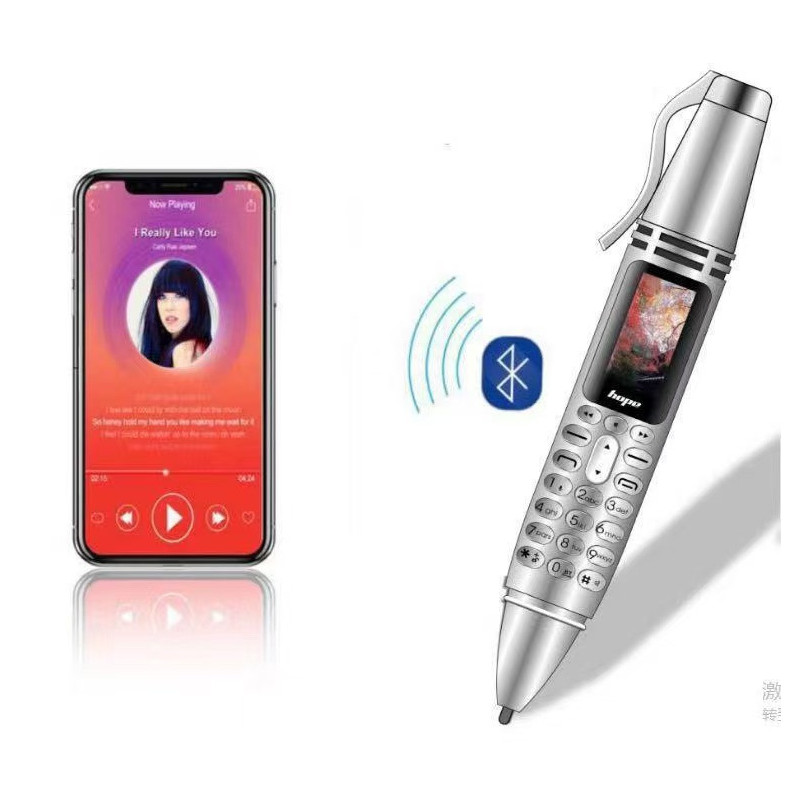 Téléphone Mini Stylo AK007 – Léger, Enregistreur, Écran LED Téléphone Mini Stylo AK007 – Léger, Enregistreur, Écran LED