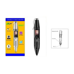 Téléphone Mini Stylo AK007 – Léger, Enregistreur, Écran LED