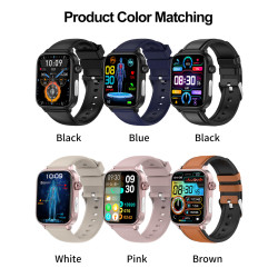 Montre Santé Intelligente ECG – Mesure Glucose et Lipides