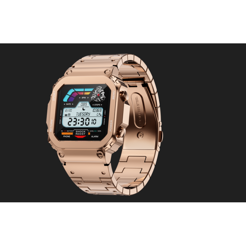 MontreConnectée IP67 – Bluetooth et Suivi Santé