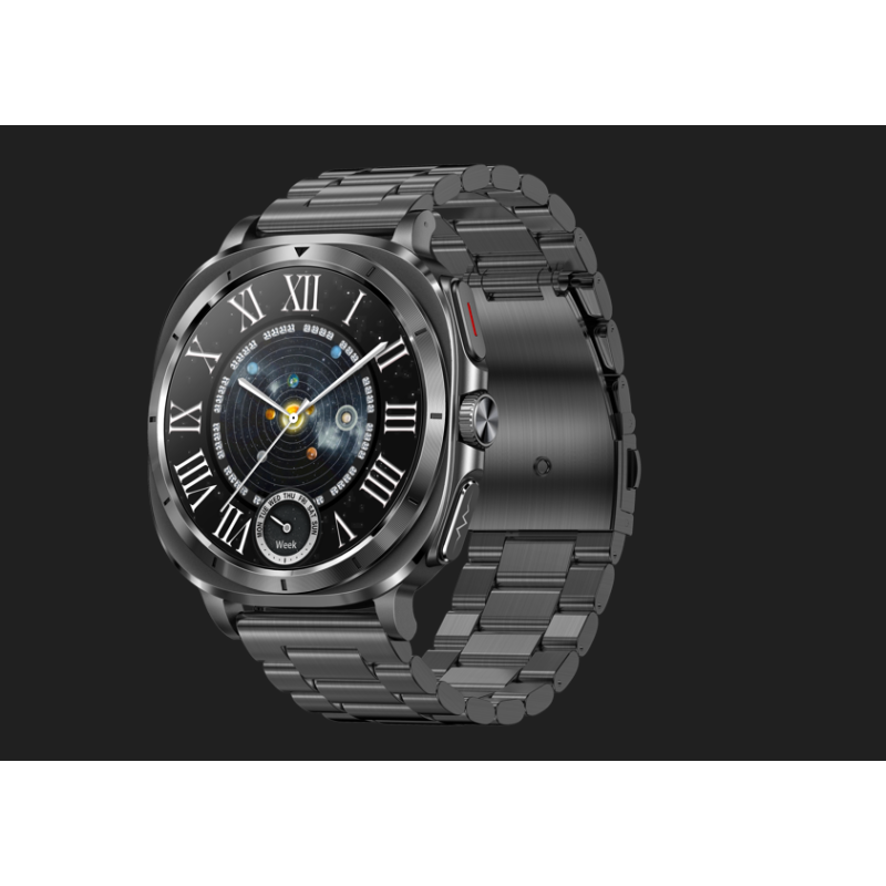 MontreConnectée AMOLED Santé – ECG &Mesure Glucose