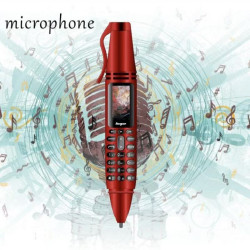 Téléphone Mini Stylo AK007 – Léger, Enregistreur, Écran LED
