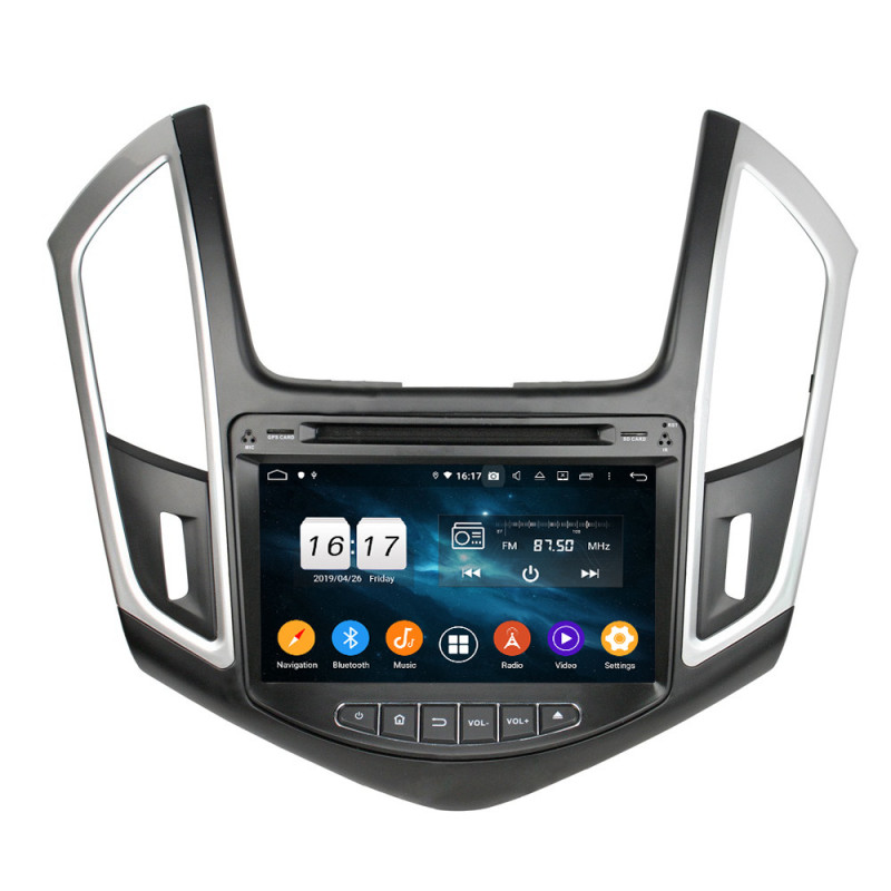 Autoradio  Android  10 GPS  Bluetooth WiFi  DSP  Chevrolet CRUZE  2015  CarPlay, Caméra Recul