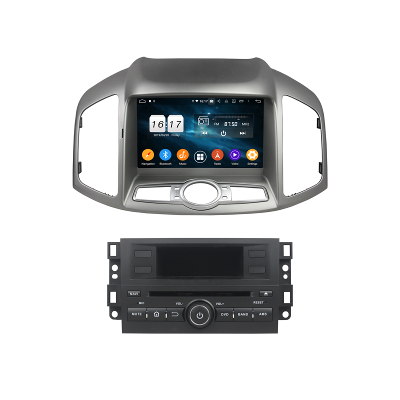 Autoradio  Android  10 GPS  Bluetooth WiFi  DSP Chevrolet Capativa 2012-2016    CarPlay, Caméra Recul