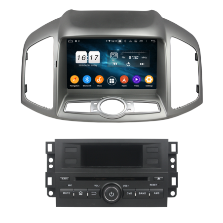 Autoradio  Android  10 GPS  Bluetooth WiFi  DSP Chevrolet Capativa 2012-2016    CarPlay, Caméra Recul