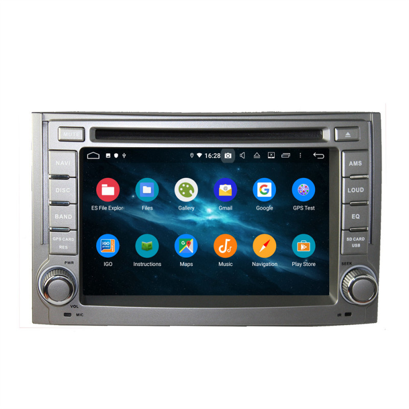 Autoradio  Android  10 GPS  Bluetooth WiFi  DSP  Hyundai  H1 2011-2012  CarPlay, Caméra Recul