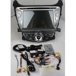 Autoradio  Android  10 GPS  Bluetooth WiFi  DSP  Hyundai  Elantra 2014-2015  CarPlay, Caméra Recul