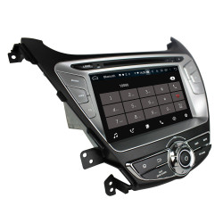 Autoradio  Android  10 GPS  Bluetooth WiFi  DSP  Hyundai  Elantra 2014-2015  CarPlay, Caméra Recul